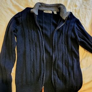 Oscar De La Renta Full Zip Knit Cardigan